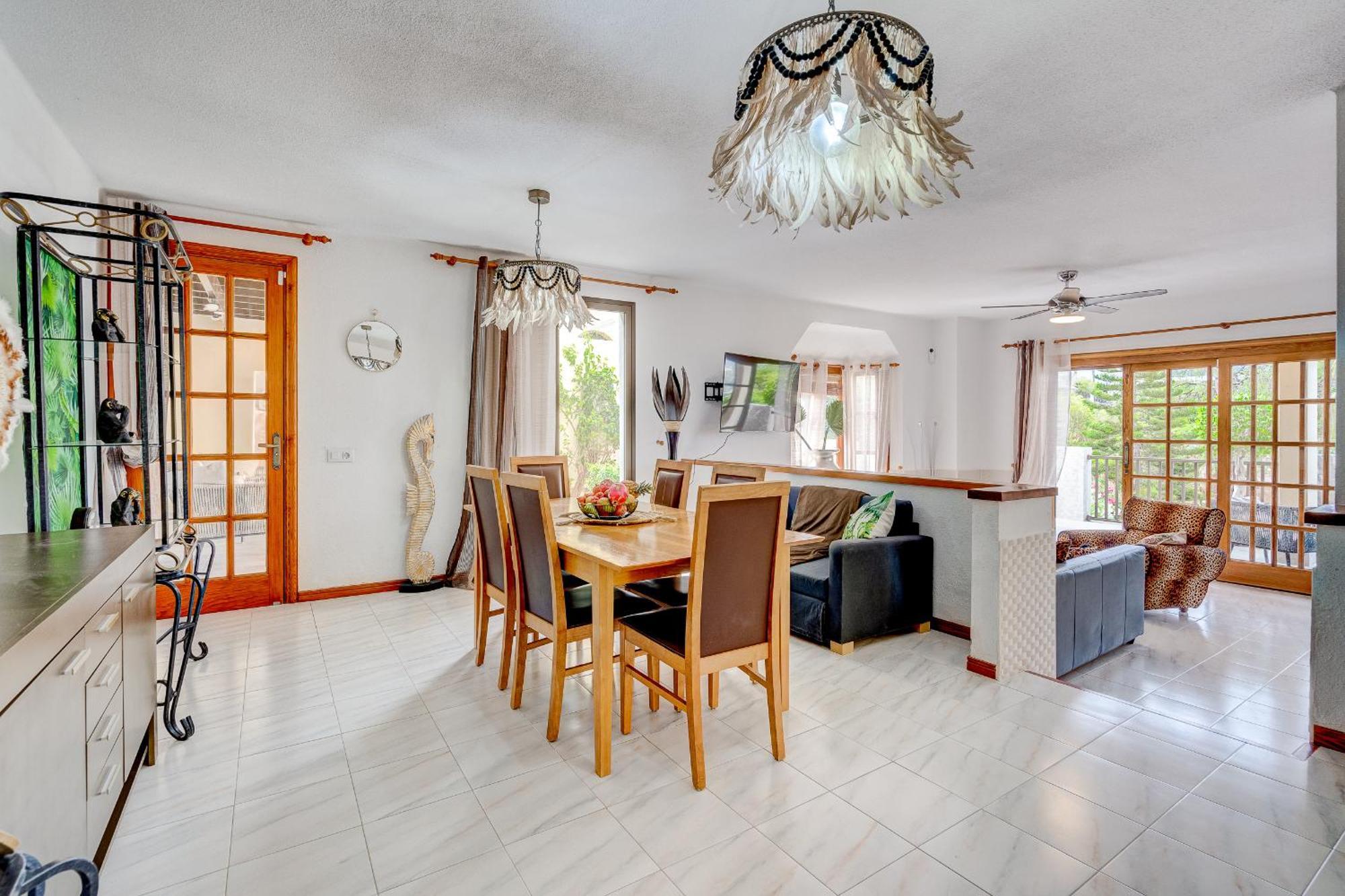 Villa Natali ,Luxury 3-Levels Large Villa On Tenerife, Ocean View, Private Poo L& Barbecue Area 阿德耶 外观 照片