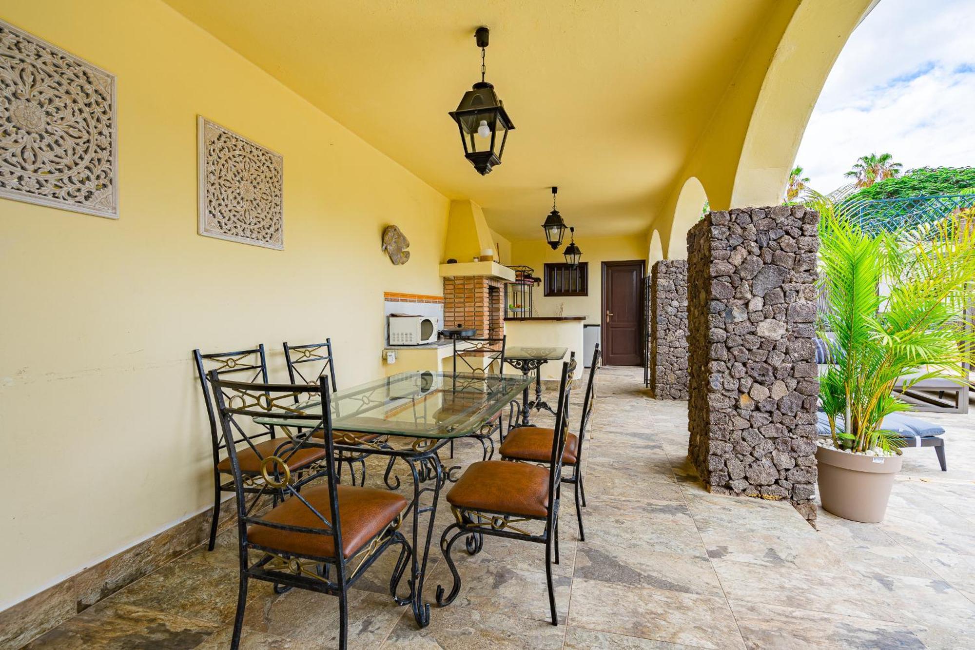 Villa Natali ,Luxury 3-Levels Large Villa On Tenerife, Ocean View, Private Poo L& Barbecue Area 阿德耶 外观 照片