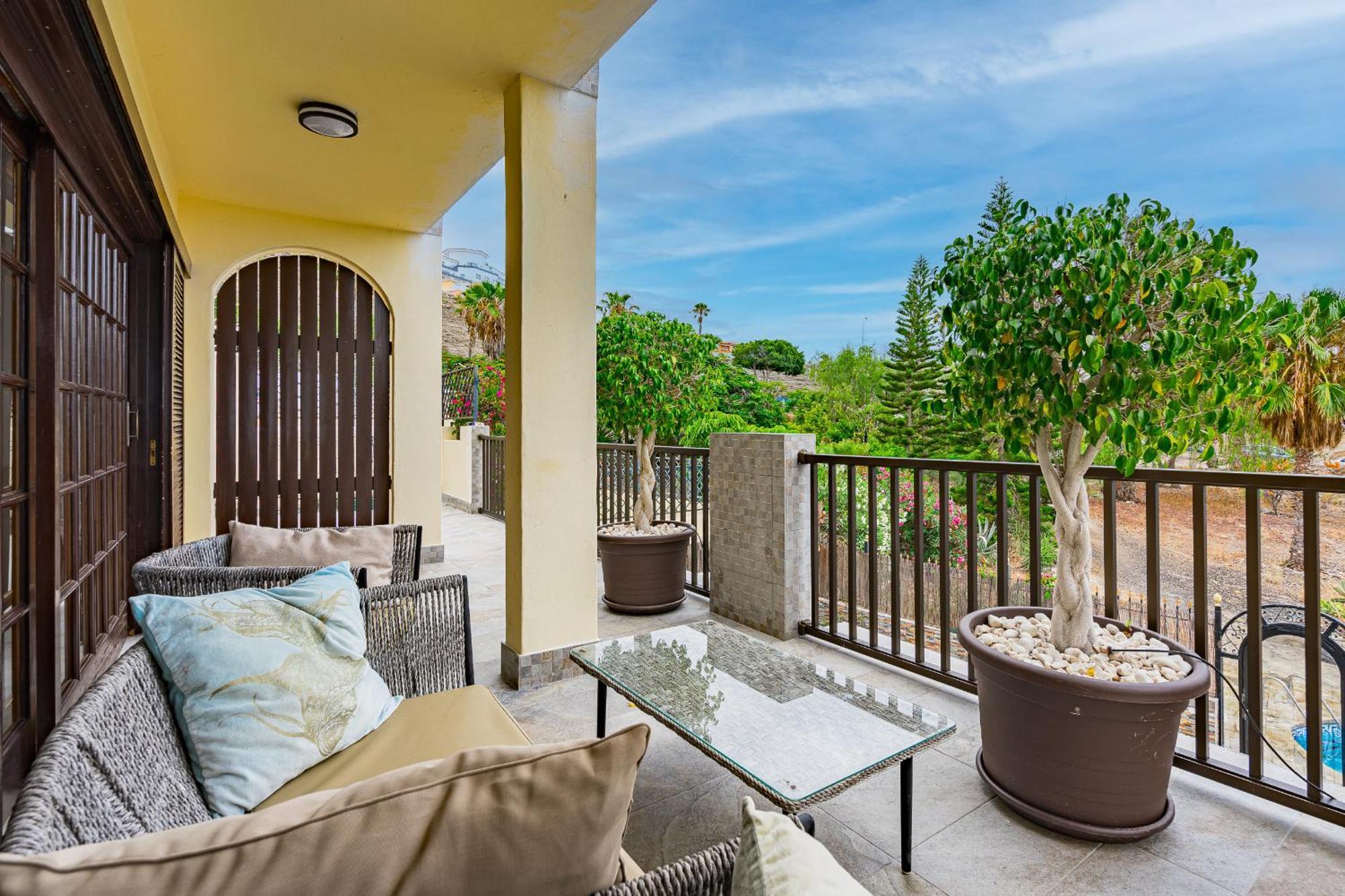 Villa Natali ,Luxury 3-Levels Large Villa On Tenerife, Ocean View, Private Poo L& Barbecue Area 阿德耶 外观 照片